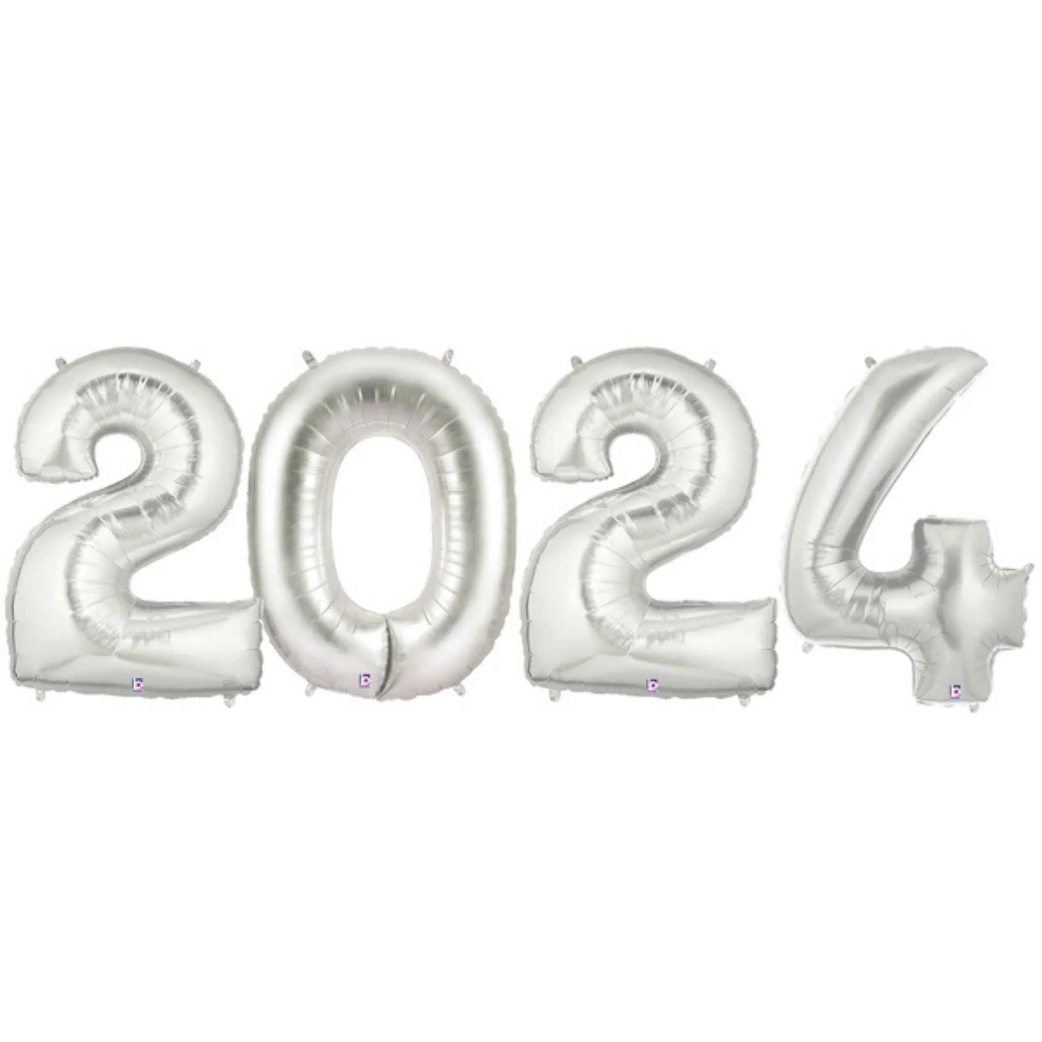 2024 Year Number Balloons | Huge 40 Inch Size | Hot New Colors!