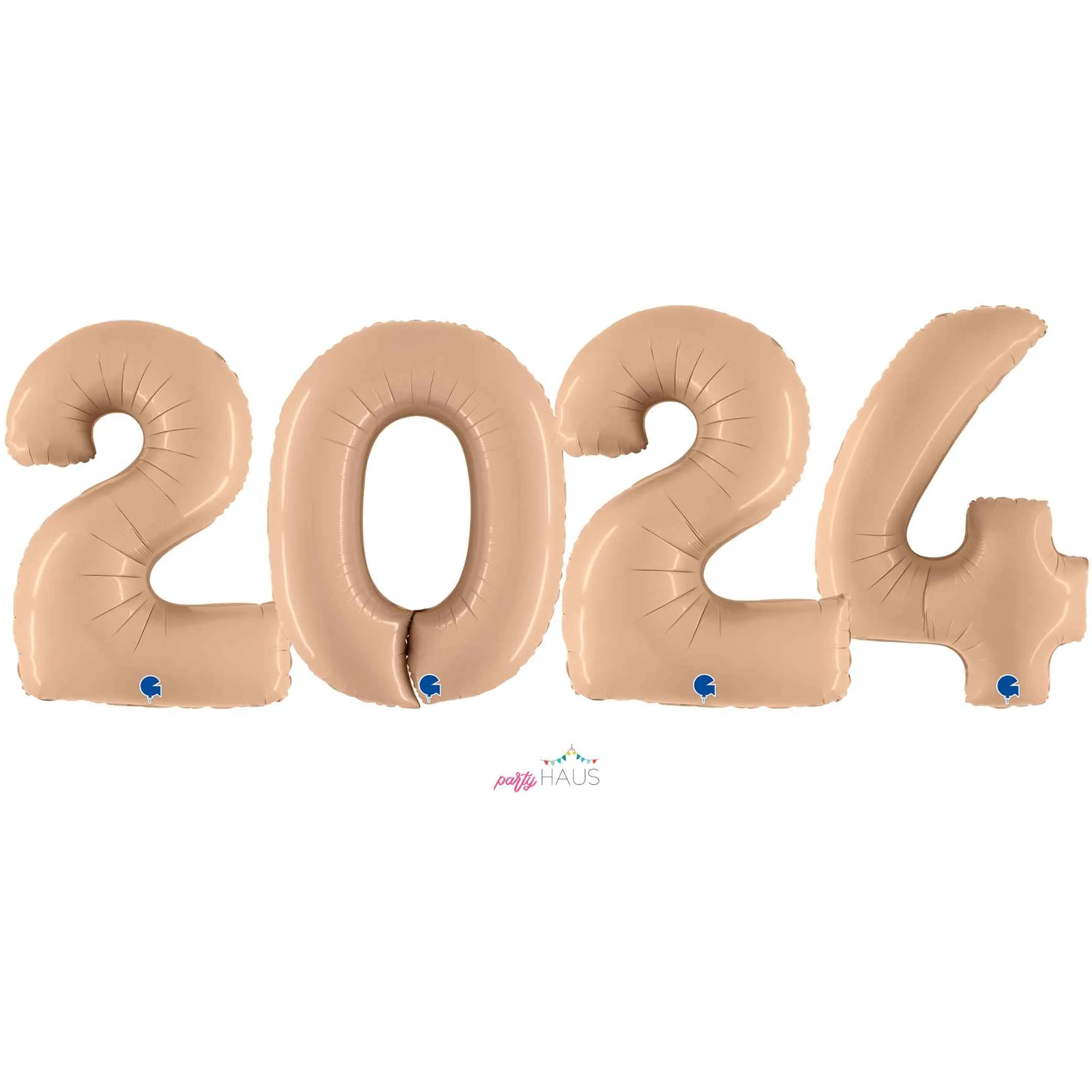 2024 Year Number Balloons | Huge 40 Inch Size | Hot New Colors!