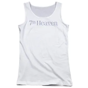 7th Heaven 7th Heaven Logo Womens Tank Top Shirt White