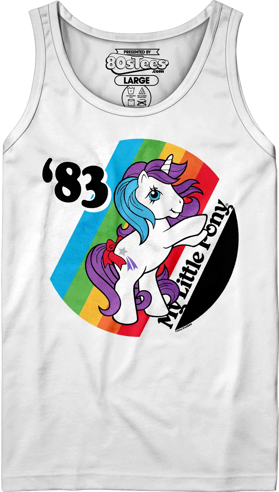 '83 Rainbow My Little Pony Tank Top