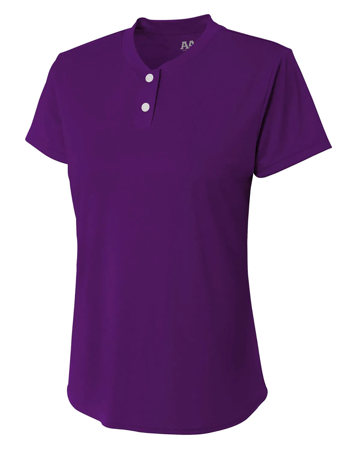 A4 Girl's Tek 2-Button Henley Shirt