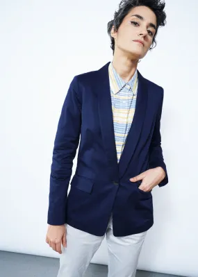 Ace Tux Blazer in Navy