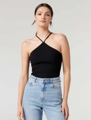 Adina Arrowneck Halter Tank Top