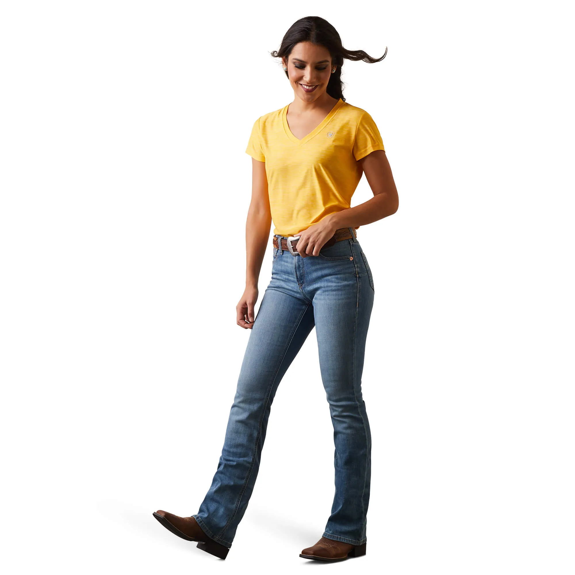 Ariat Women's Yolk Yellow Laguna Top