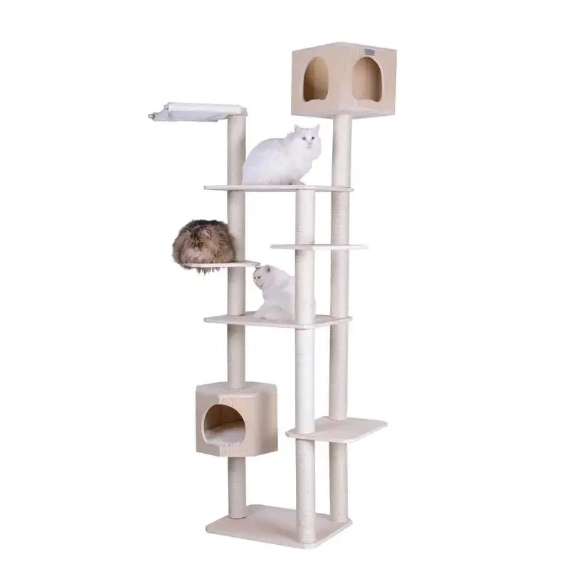 Armarkat Premium Scots Pine 89" Cat Tree Tower W 7 Levels