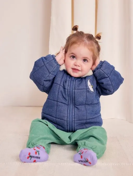 Baby Quilted Denim Jacket