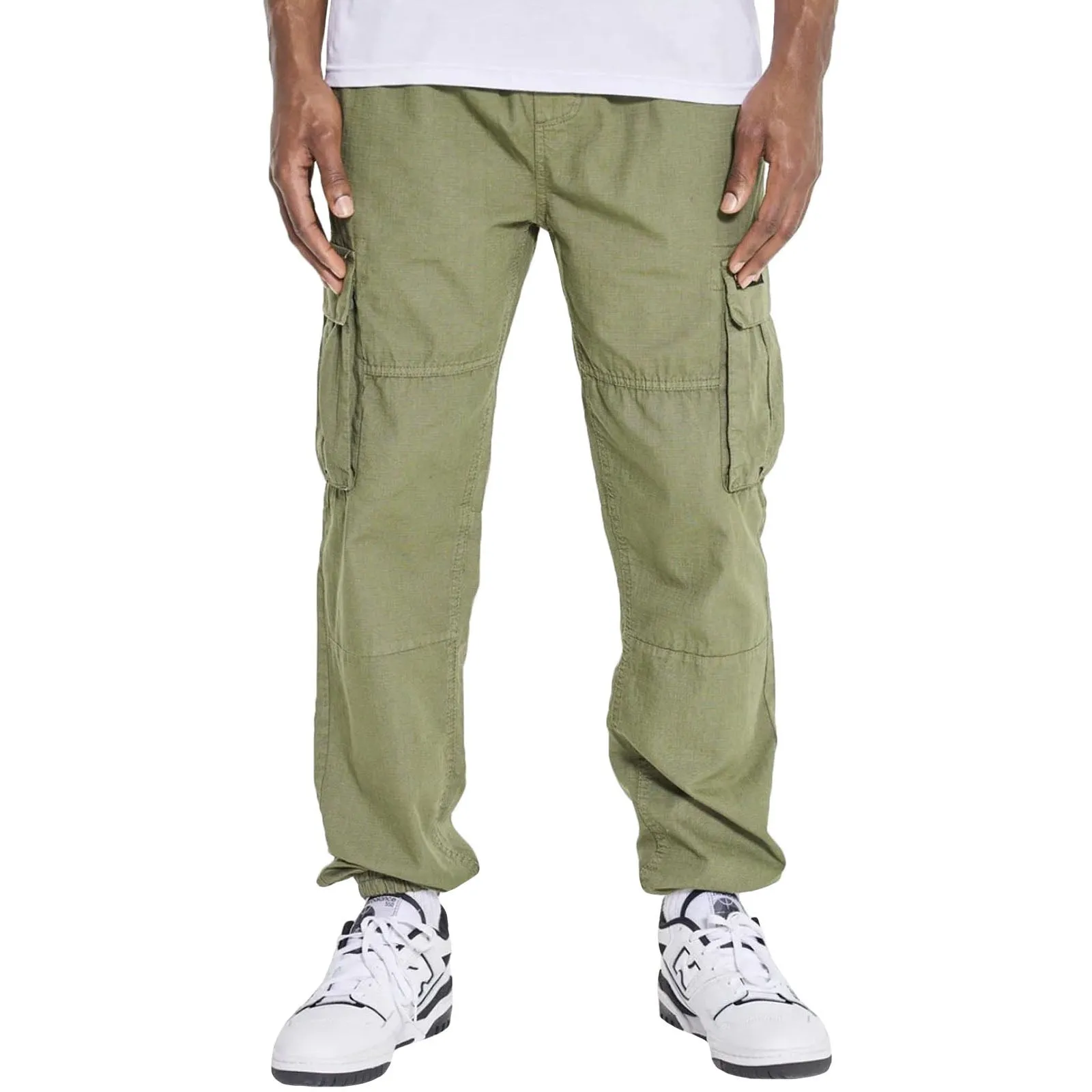 Bench Mens Devvie Twill Military Cargo Pants