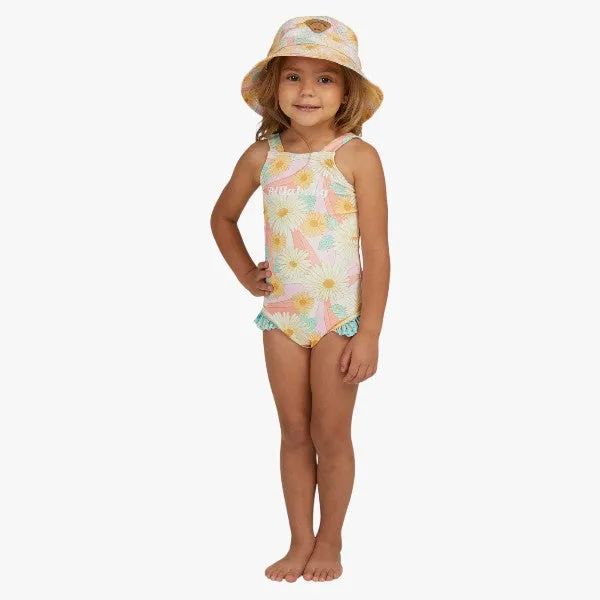 Billabong Girls Sweet Sunset One Piece Swim Suit Salt Crystal