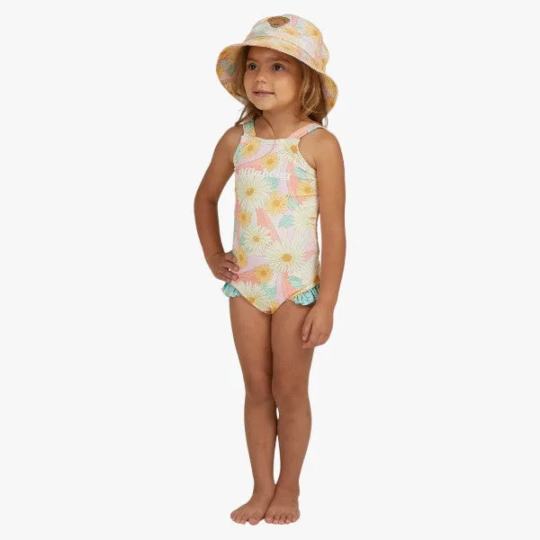 Billabong Girls Sweet Sunset One Piece Swim Suit Salt Crystal