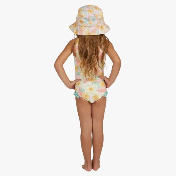 Billabong Girls Sweet Sunset One Piece Swim Suit Salt Crystal