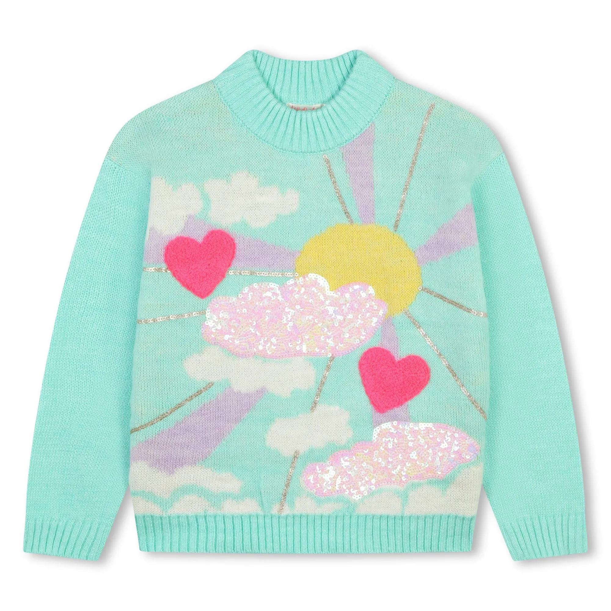 Billieblush Girls Green Pullover