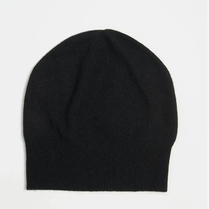 Black Cashmere Beanie