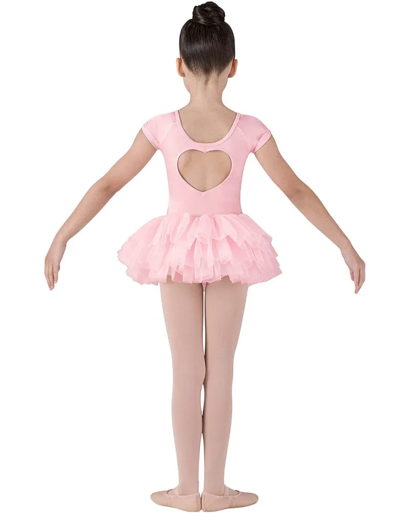 Bloch Sequin Trim Heart Back Tutu Ballet Dress - CL8012 Girls