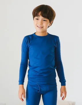 Blue Boys Aero Heat Thermal Pajama Set