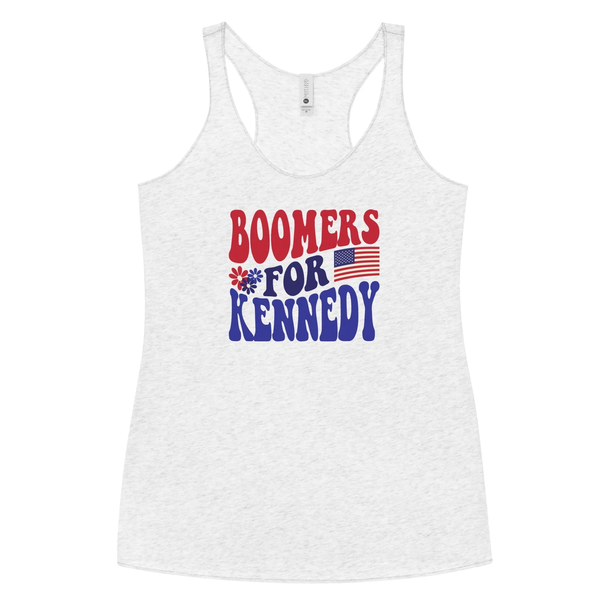 Boomers for Kennedy Women's Racerback Tank