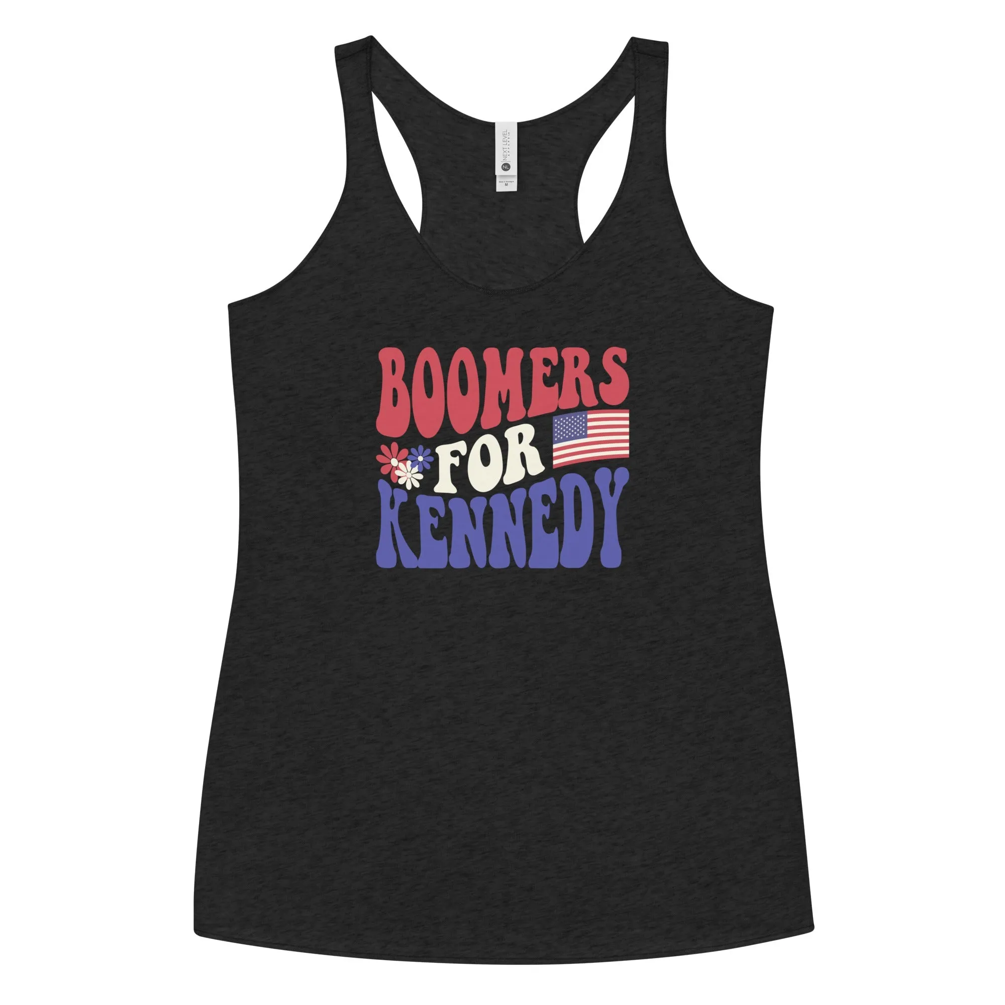 Boomers for Kennedy Women's Racerback Tank