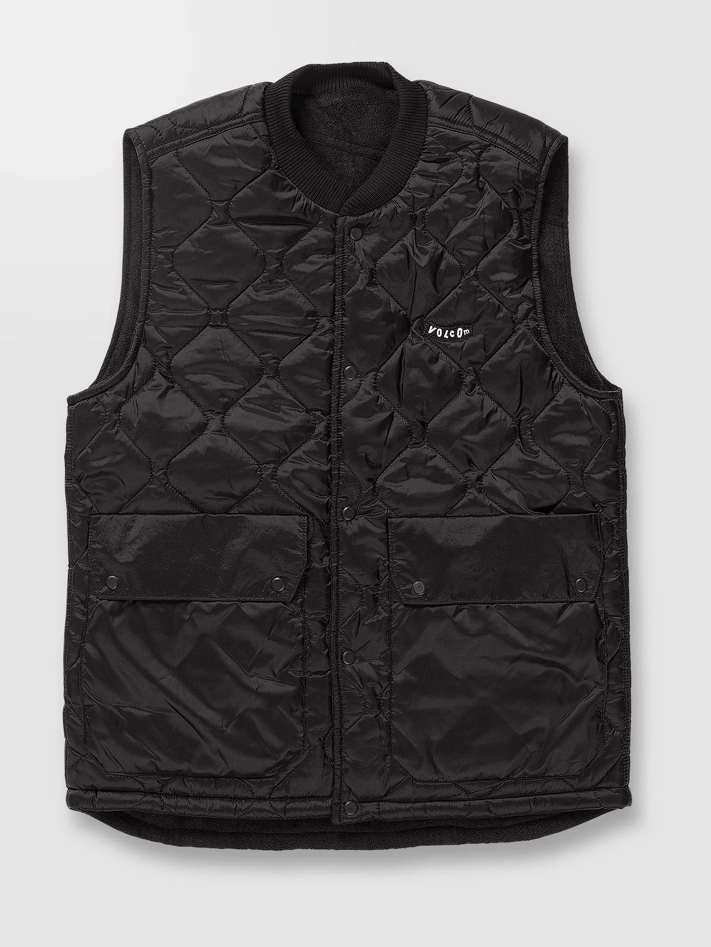 Bowered Vest (Reversible) - BLACK