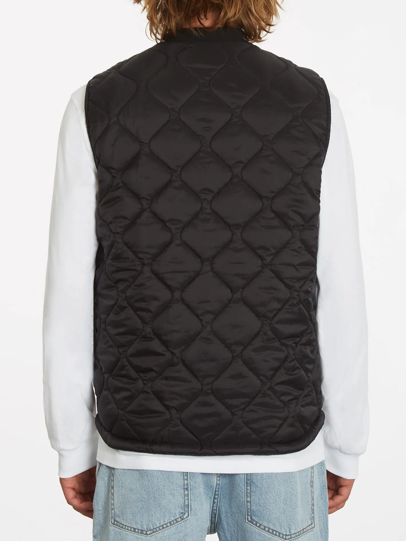 Bowered Vest (Reversible) - BLACK