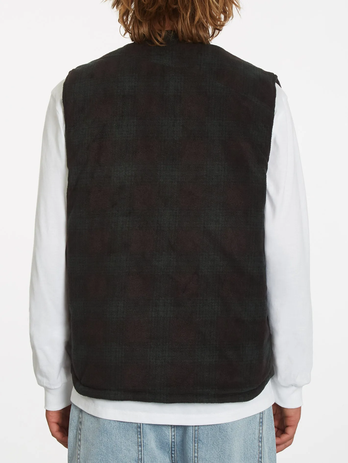 Bowered Vest (Reversible) - BLACK