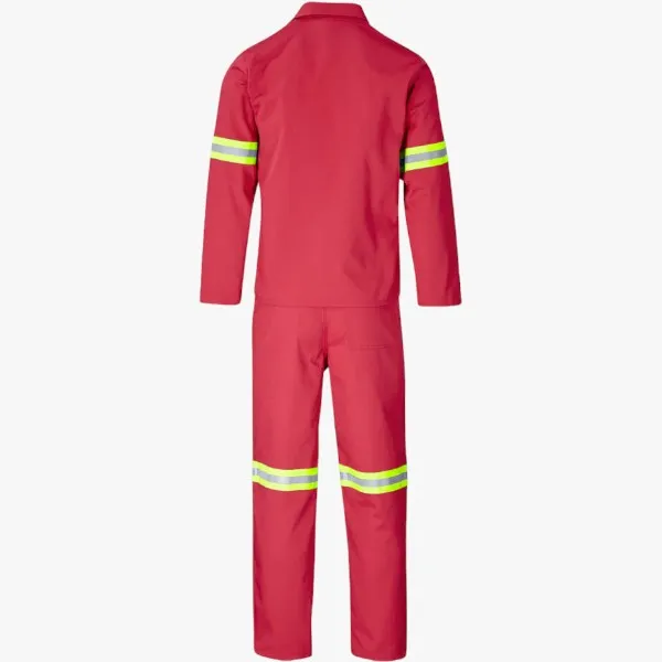 Brands Premium 2 Pc Conti Suit With Reflective Tape Red