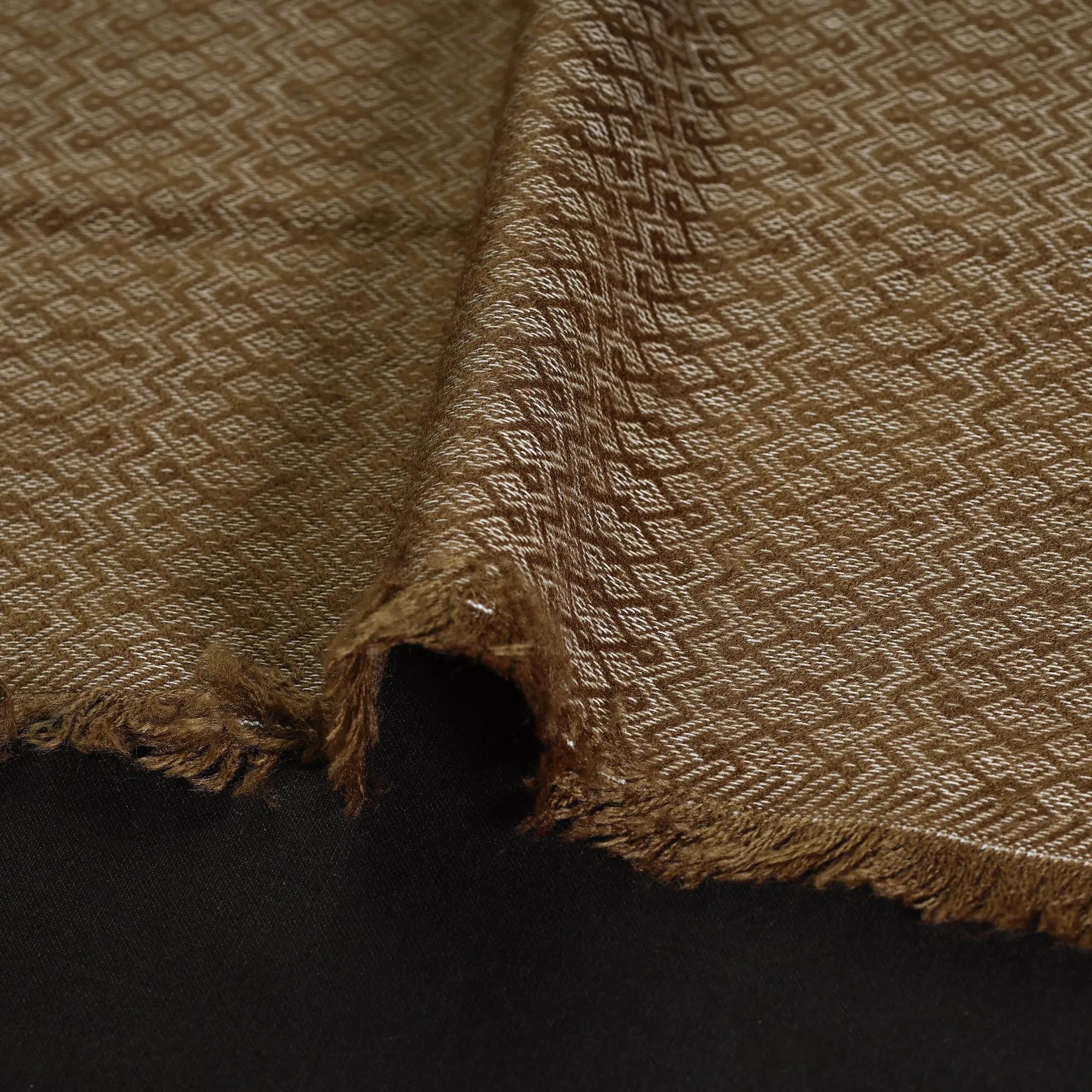 Brown - Acrylic Fine Wool Fabric 25