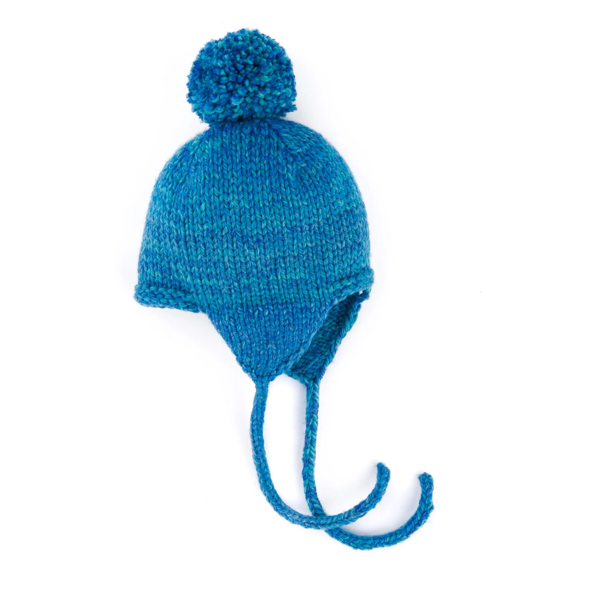 Caron Knit Ear Flap Cozy Hat