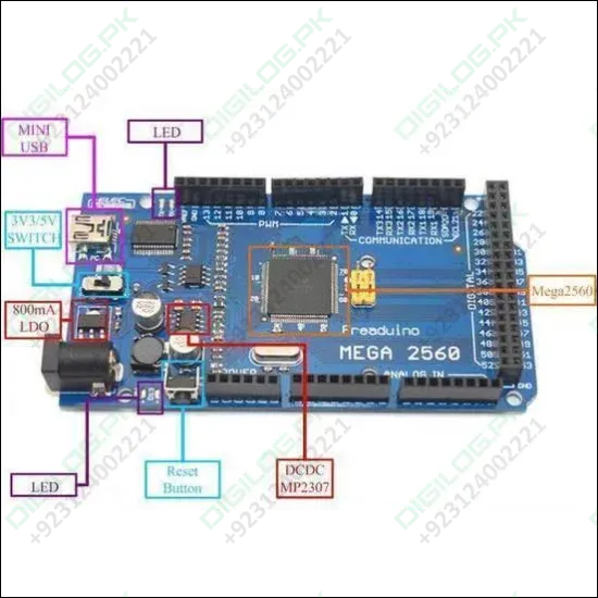 Ch340 Arduino Mega 2560 With Cable In Pakistan