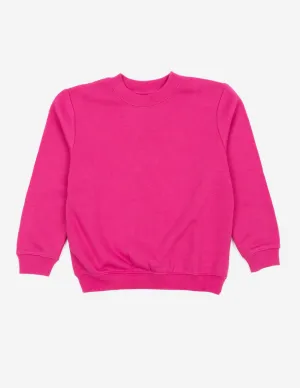 Classic Solid Color Pullover Sweatshirt