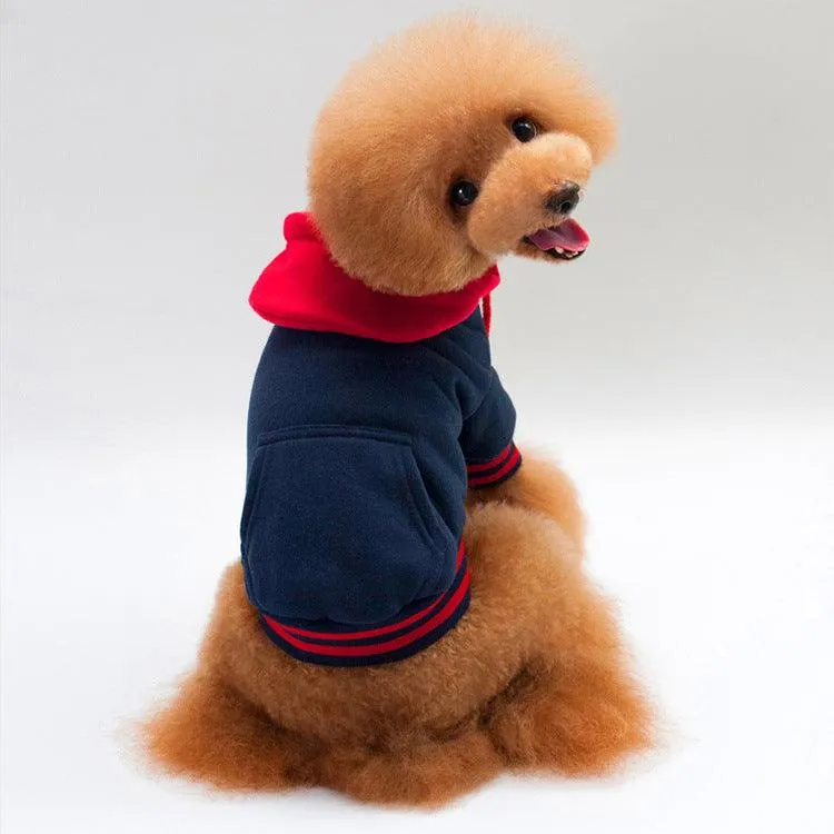 Color Matching Dog Sweater Cotton Pet Clothes