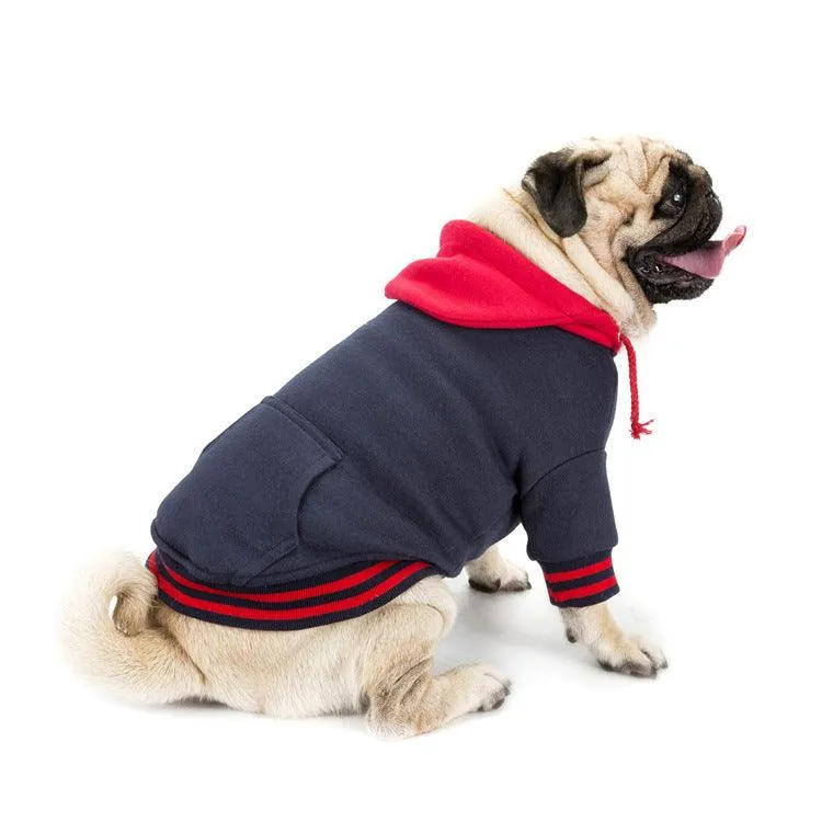 Color Matching Dog Sweater Cotton Pet Clothes