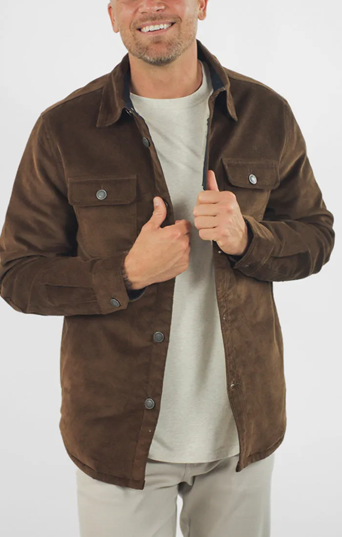 Concord Sherpa Lined Corduroy Shirt Jacket