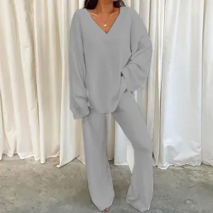 Cozy Grey 2pc Loungewear Set