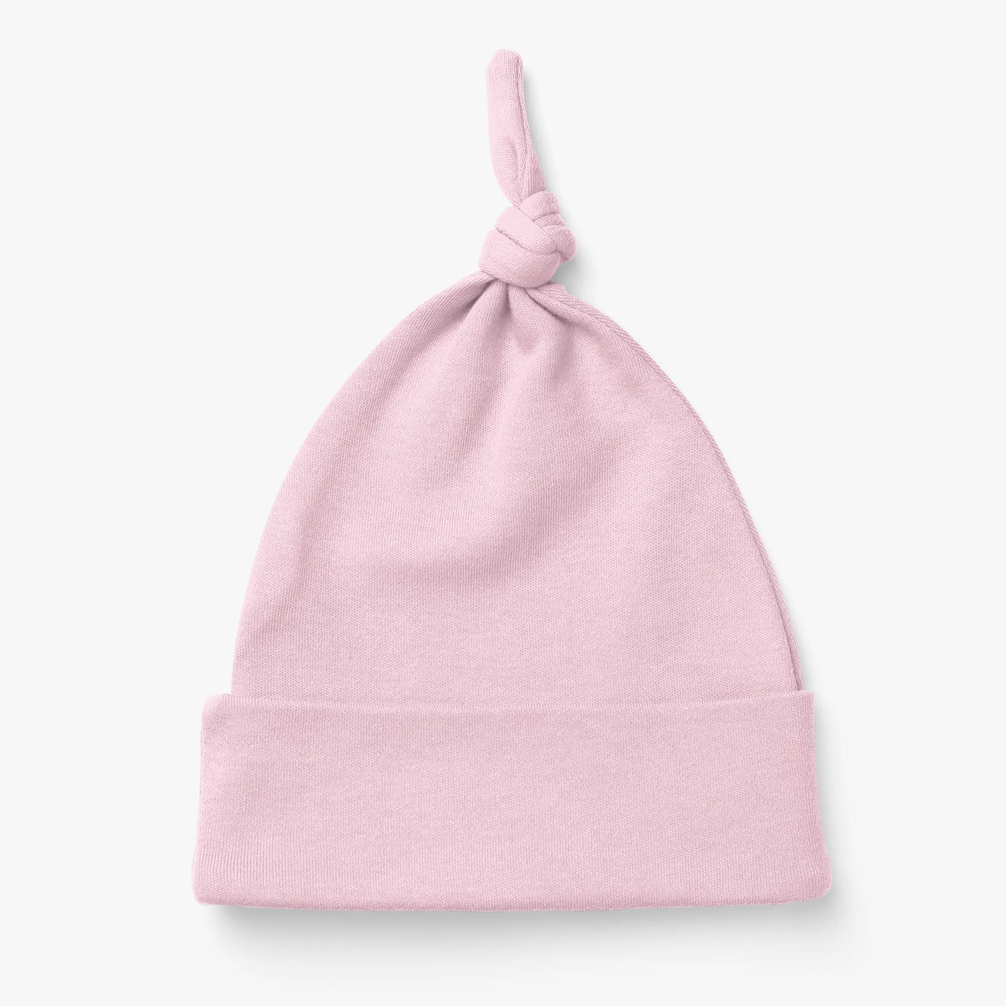 [Custom Text] Endanzoo Organic Cotton Knotted Beanie (White, Pink, Aqua)