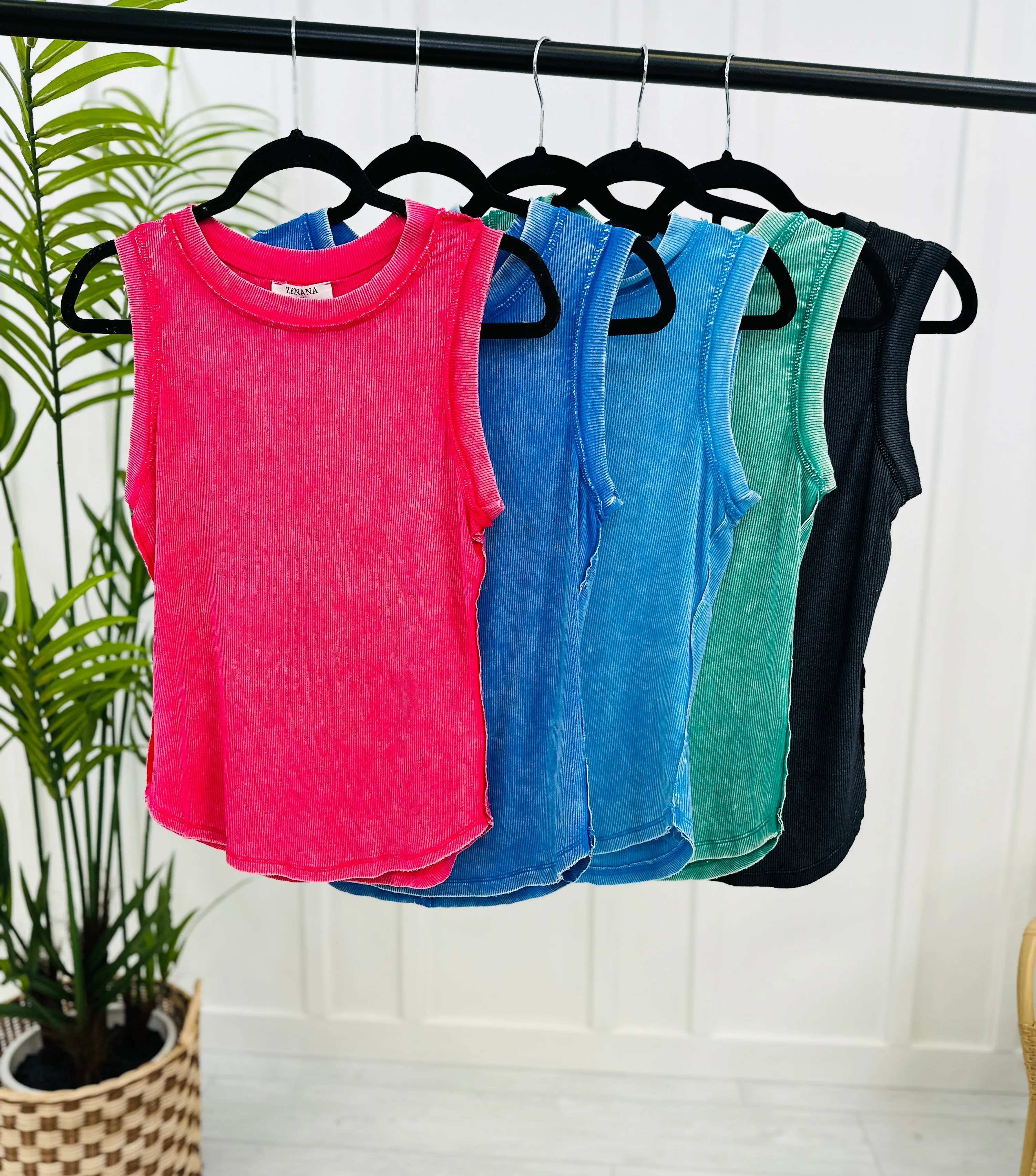 DOORBUSTER! Living On The Bright Side Tank Top- Multiple Colors!