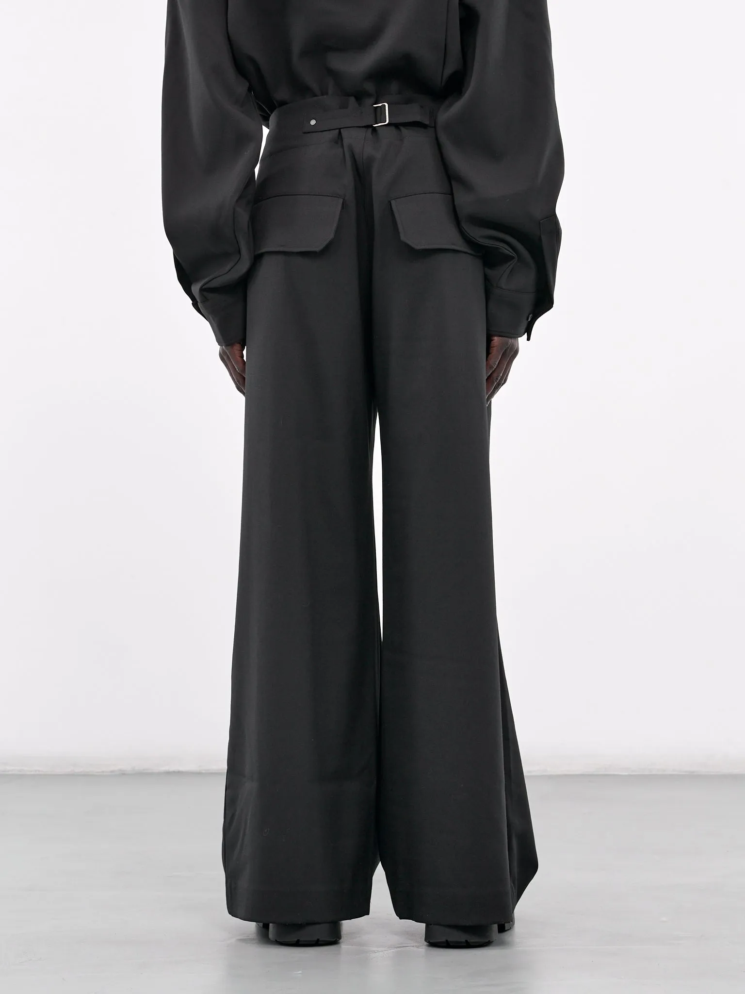 Drawstring Trousers (ES2546BW-BLACK)