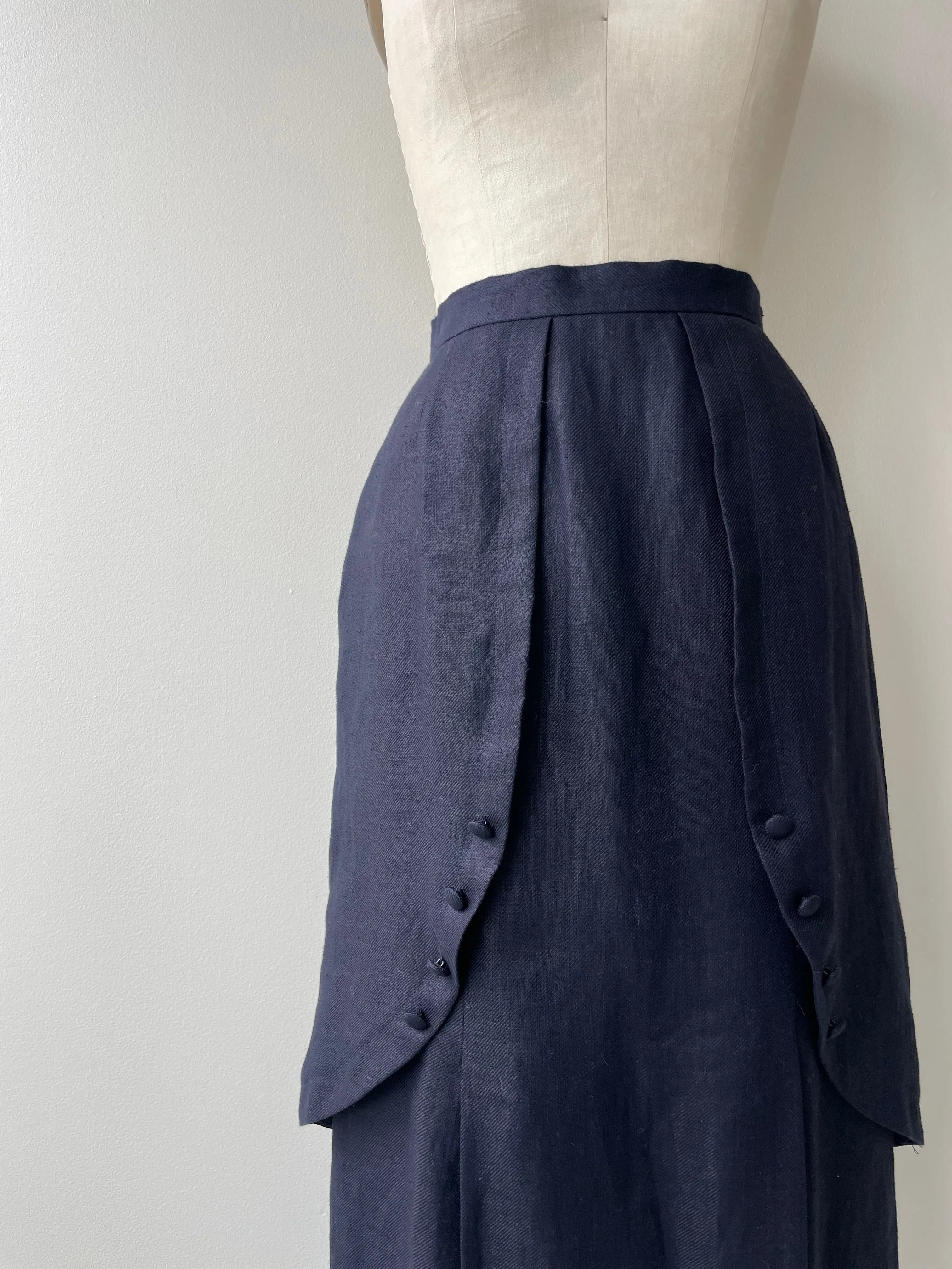 Edwardian Hour Linen Skirt