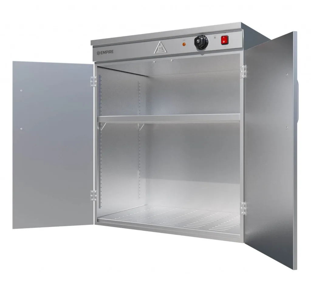 Empire Double Door Hot Cupboard / Plate Warmer - 120 Plate