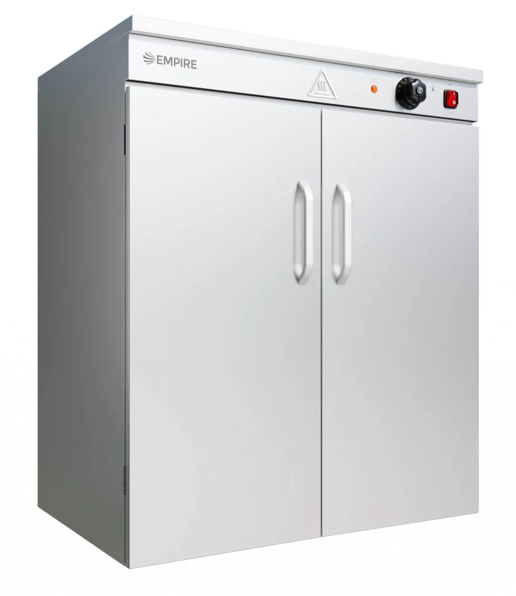 Empire Double Door Hot Cupboard / Plate Warmer - 120 Plate