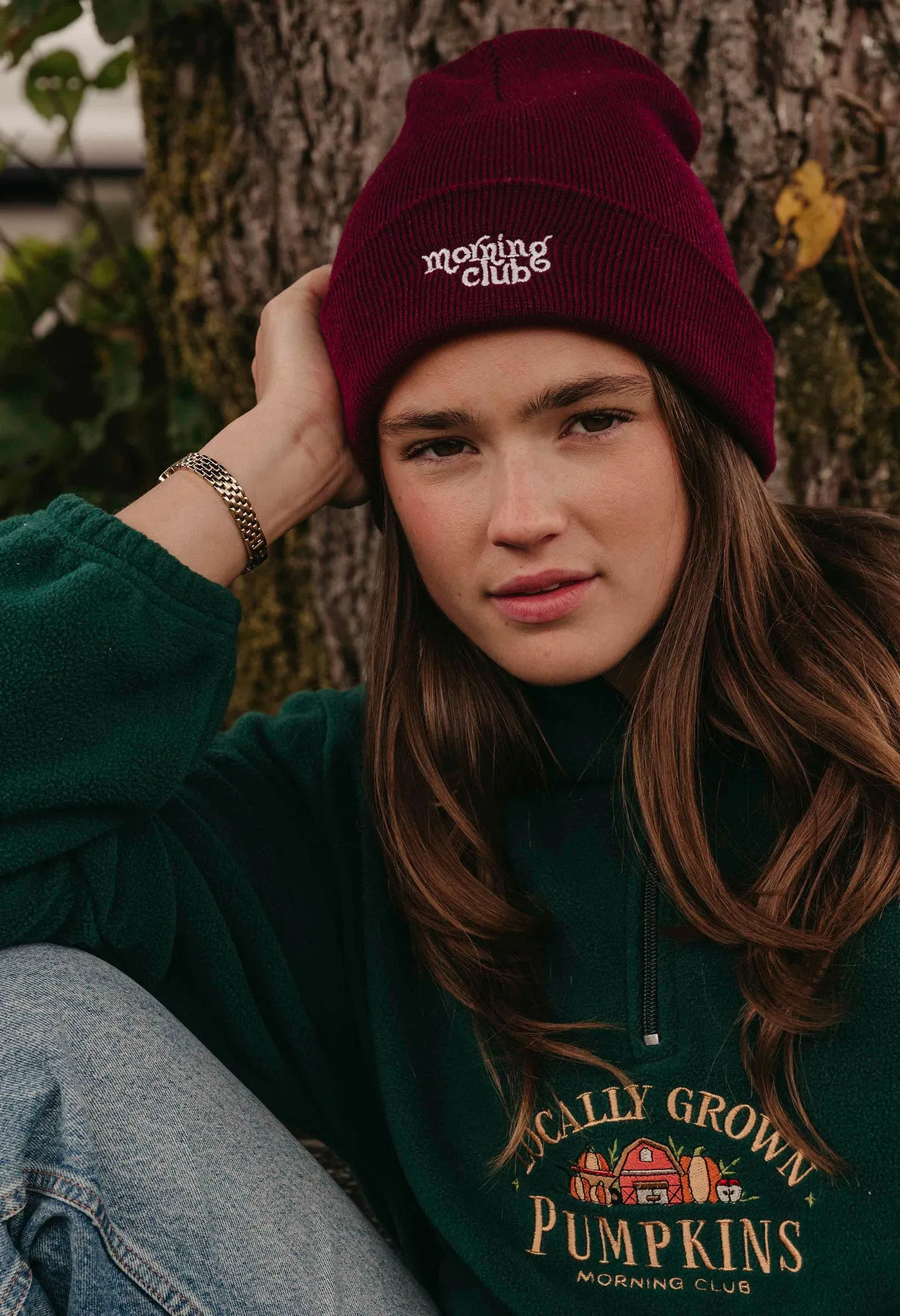 Essential Embroidered Beanie Hat