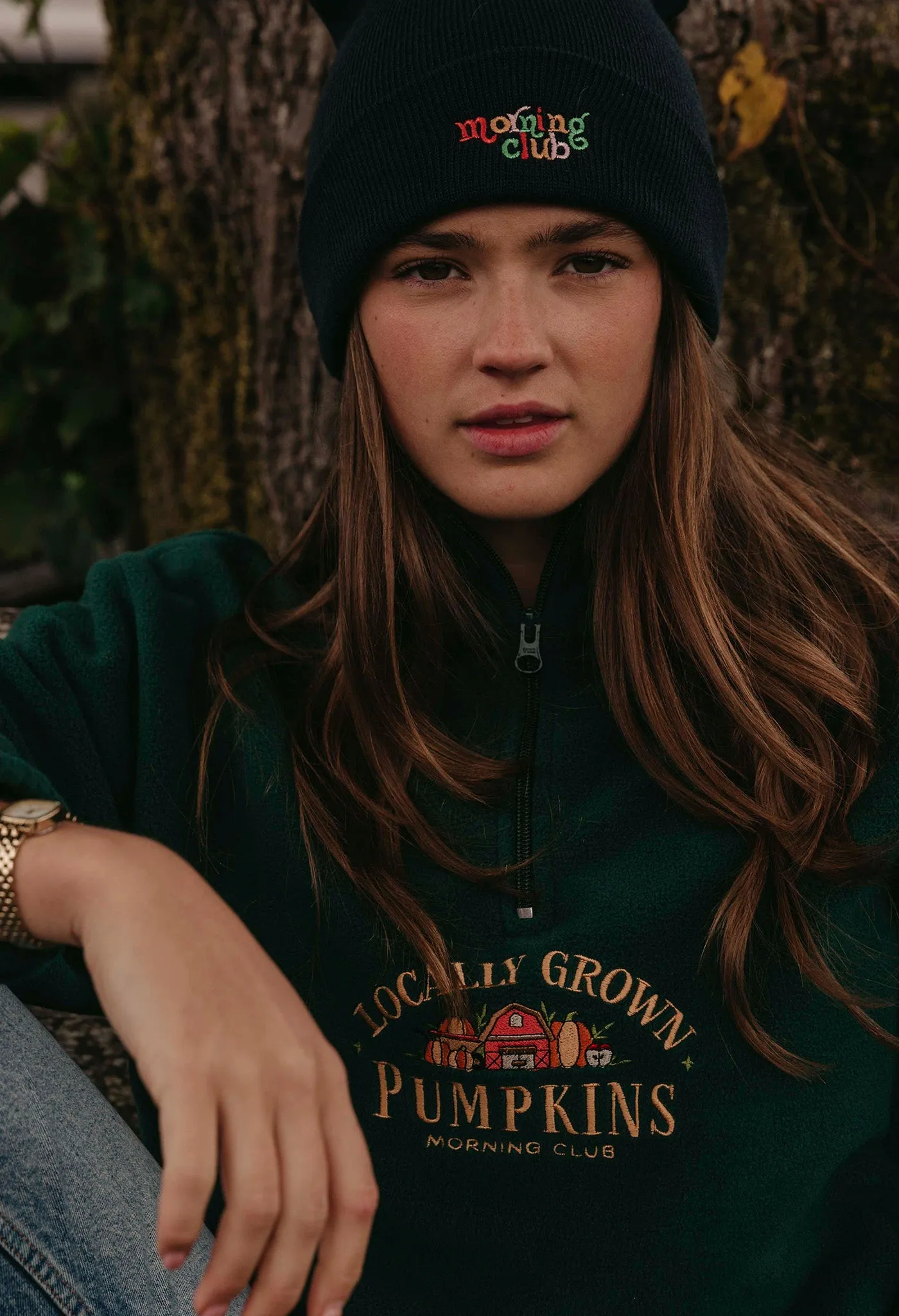 Essential Embroidered Beanie Hat