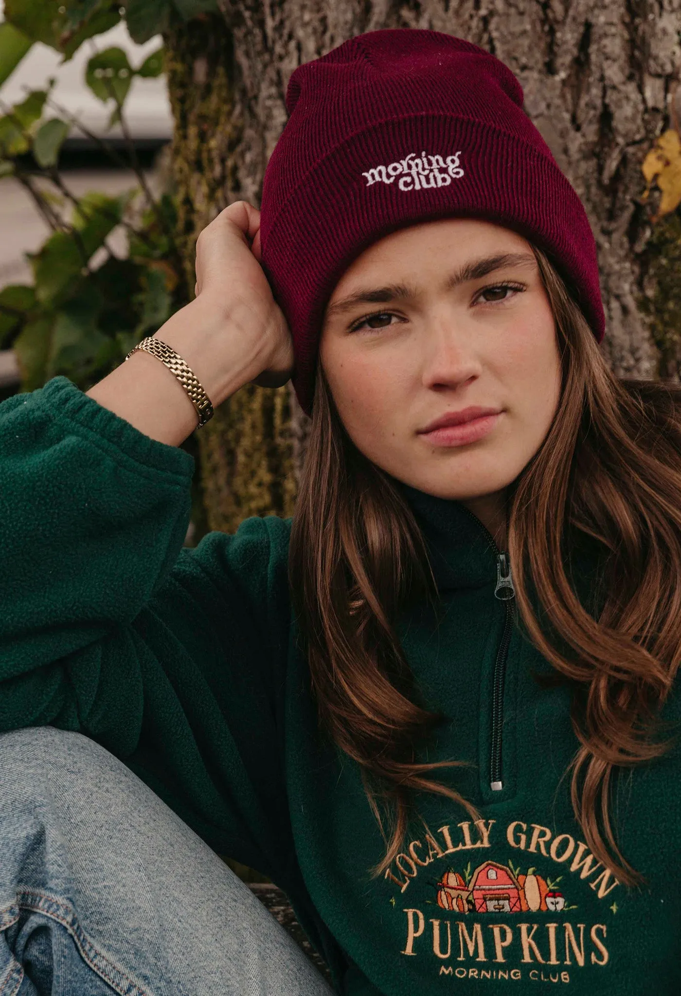 Essential Embroidered Beanie Hat