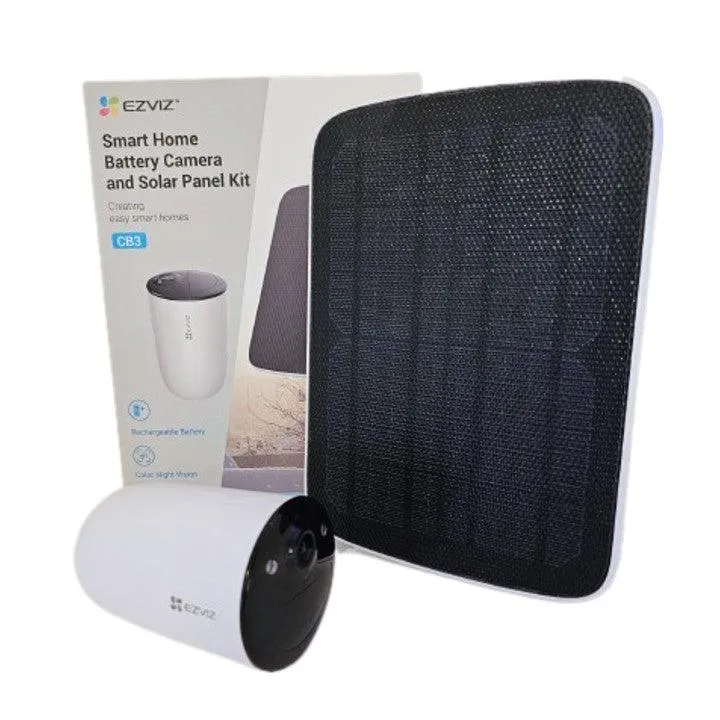 EZVIZ CB3 SMART HOME OUTDOOR CAMERA W/ SOLAR PANEL