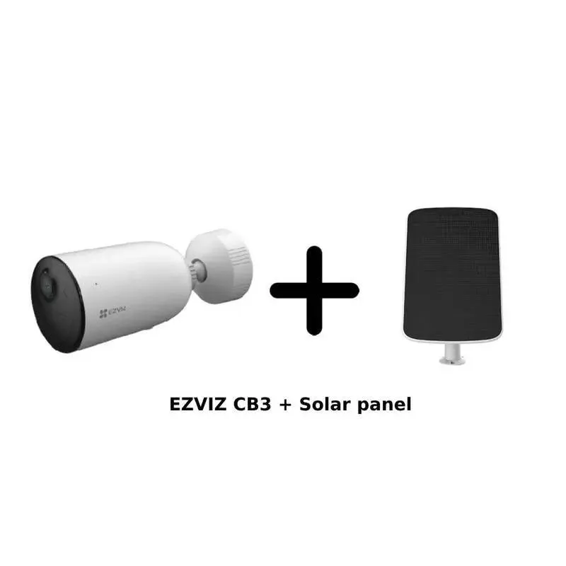 EZVIZ CB3 SMART HOME OUTDOOR CAMERA W/ SOLAR PANEL