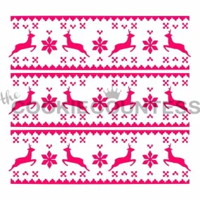 Fair Isle Sweater Stencil