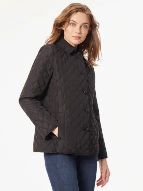 Five-Button Quilted Jacket