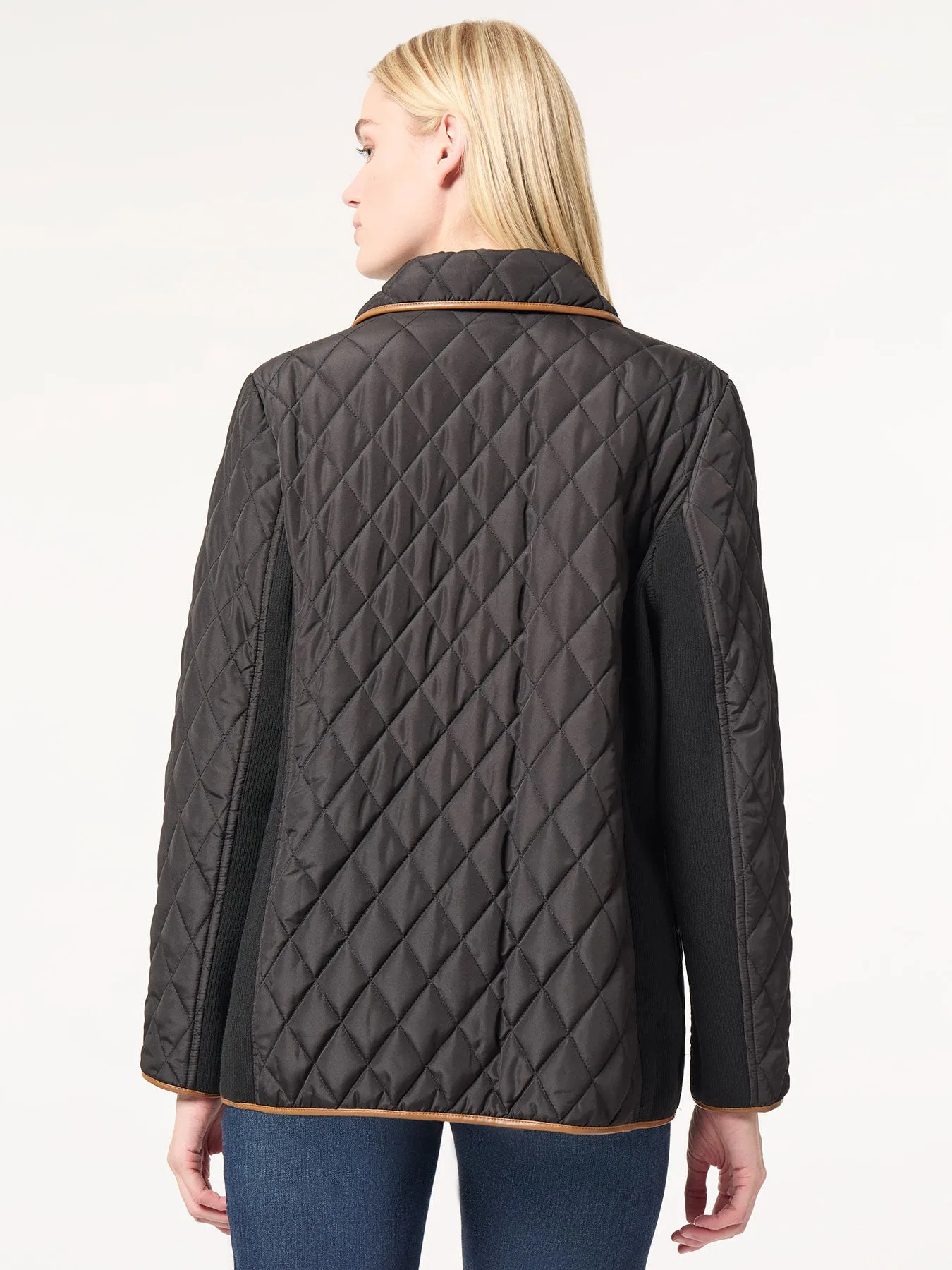 Five-Button Quilted Jacket