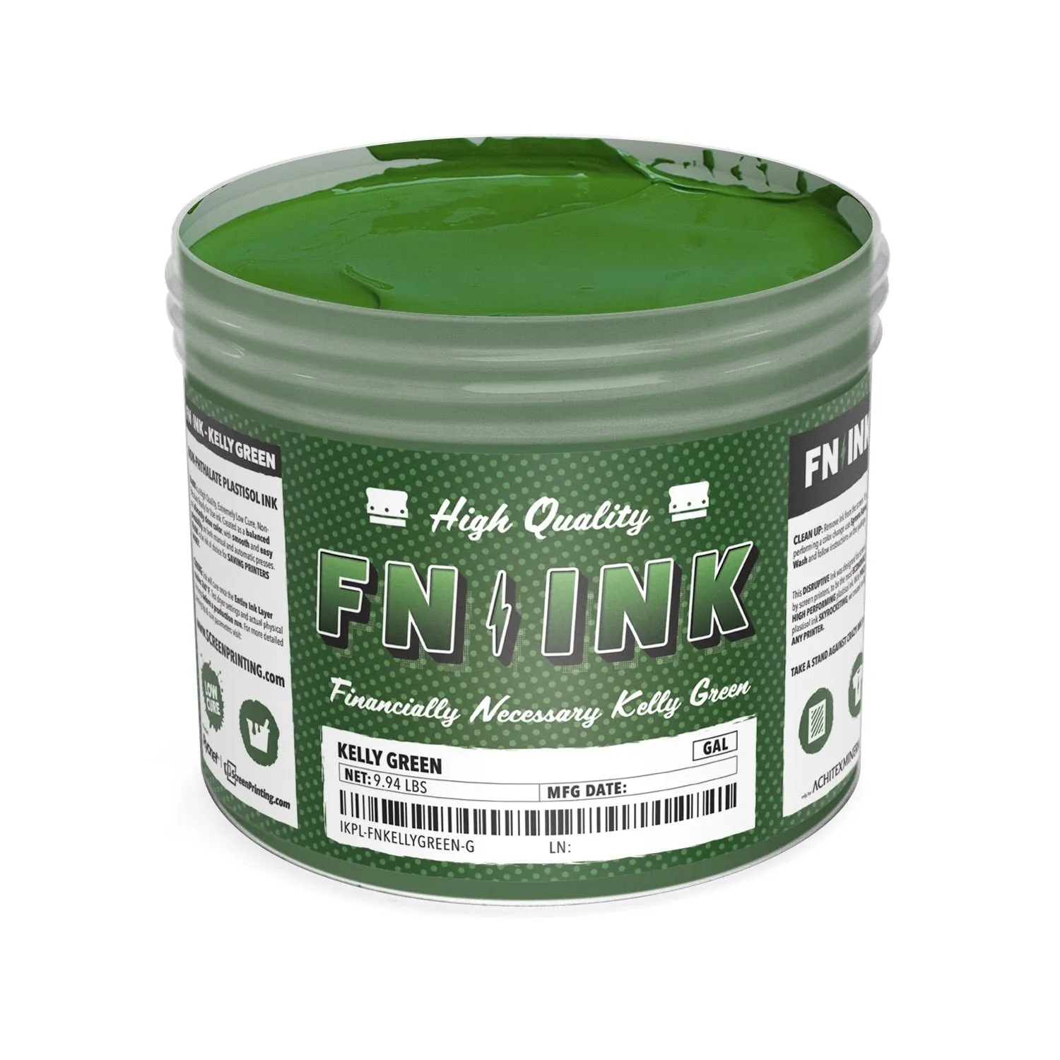 FN-INK™ Kelly Green Plastisol Ink