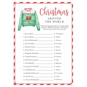 Fun Christmas Family Game Printable