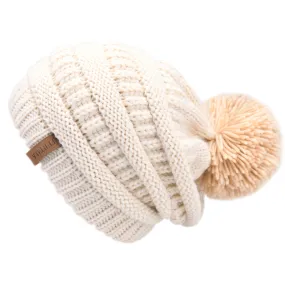 FURTALK Winter Women Yarn Pom Pom Hat Drop Shipping A003