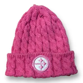 Girls NFL Size Toddler Pink Knit Steelers Hat